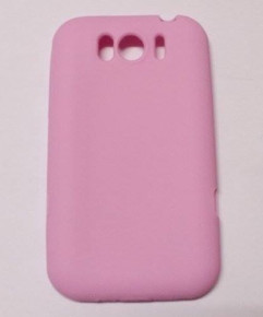 Силиконов гръб ТПУ мат за HTC TITAN розов